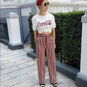 Zara stripped trousers